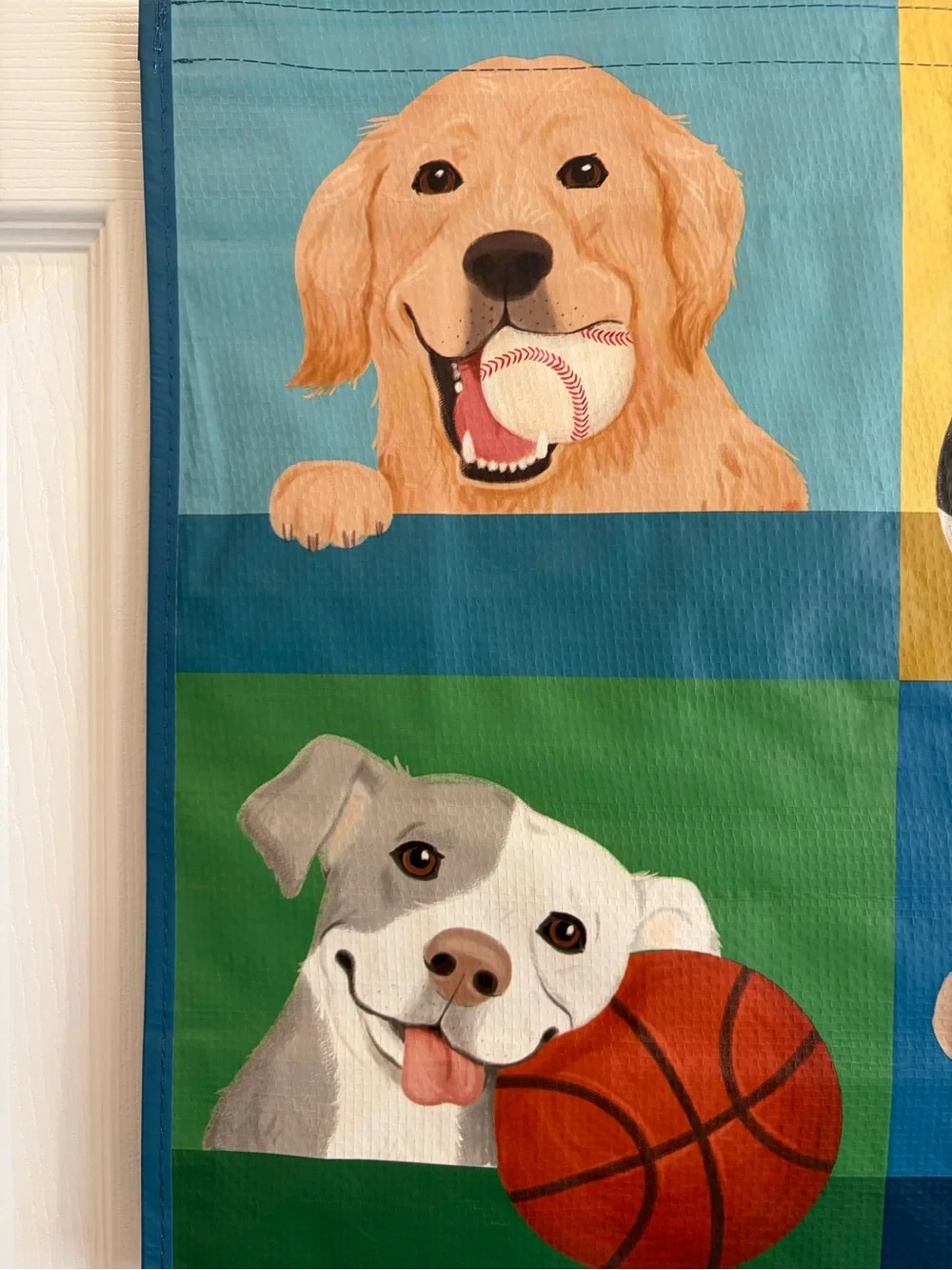 Marshalls/ Homegoods/ TJ Maxx Reusable Dog & Sports Pattern Tote Bags 🐶⚽️🏈🛍️